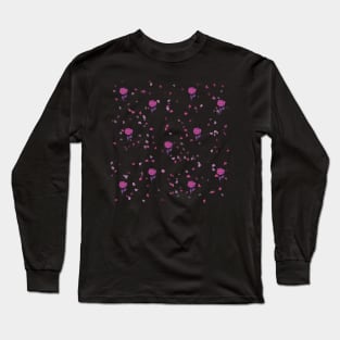 Valentine Rose Pattern Long Sleeve T-Shirt